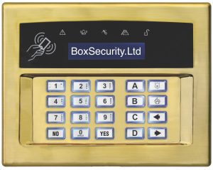 Surface or Flush Mount Keypad - Gold 